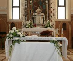 Addobbo floreale chiesa