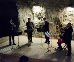 Concerto nella suggestiva Cava Marana di Brisighella - Romagna Brass