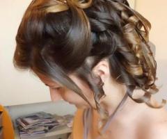 Originale acconciatura da sposa di Ivana Biondini