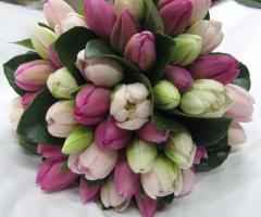 Bouquet di tulipani per la sposa