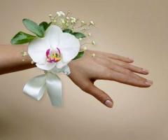 Braccialetto con orchidea