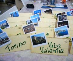 Il Rifugio delle Artiste - Segnatavolo tema 'Viaggio'