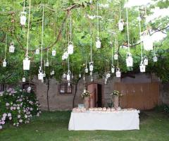 Allestimento tavolo bomboniere - La Rosa Blu a Verona