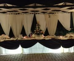 Villa Valentini Ricevimenti - I tavoli illuminati