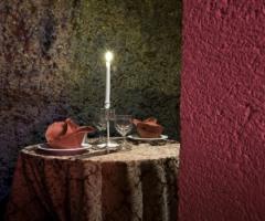 Romantico tavolo per gli sposi