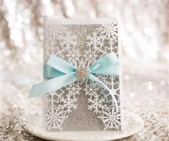 Partecipazioni Roma Est - Partecipazione lasercut con applicazione