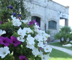 Esterno del casale per le nozze