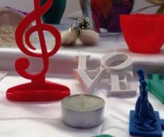 Alcuni oggetti creati con la stampa 3D - Le Tre Eventi