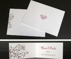 Biglietto di ringraziamento di matrimonio