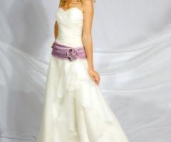 Vestito da sposa con cinta - Modello Serena