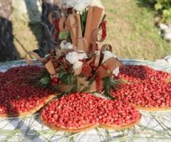 Crostata di frutta per il matrimonio
