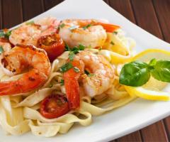 Primo piatto del menu di nozze