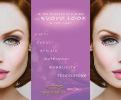 Trucco colorato per la sposa