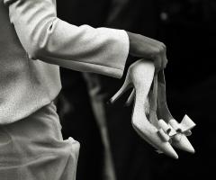 Foto delle scarpe della sposa - Lala Photography