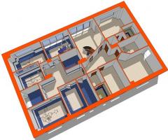 Studio Dentistico - Piantina interna dello studio