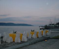 Allestimento sul lungo lago