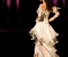 Abito da sposa dalla linea svolazzante