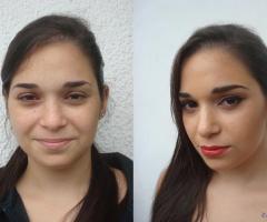 Prima e dopo. Taira Make-Up Artist