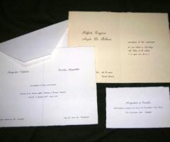 Partecipazioni e inviti di nozze artigianali