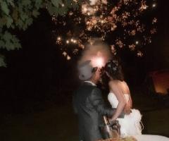 Foto dei fuochi d'artificio al matrimonio (Tkvideo photo - Diego Tortini)