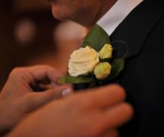 Fiore all'occhiello per lo sposo