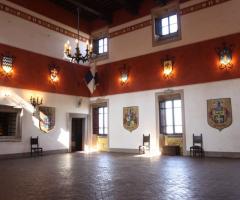 Salone interno per i ricevimenti di matrimonio