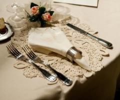 Torre del Parco - Particolare della tavola per le nozze