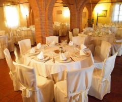 Tavoli rotondi per le nozze - Villa Sonnino