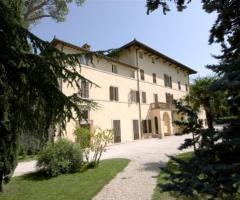 L'esterno della villa