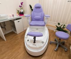 Cabina pedicure con vasca idromassaggio