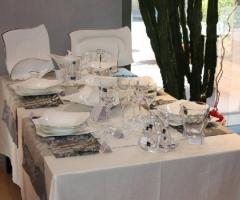 Tavola allestita Villeroy & Boch New Wave Premium Platinum