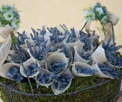 Cesto coni porta lavanda