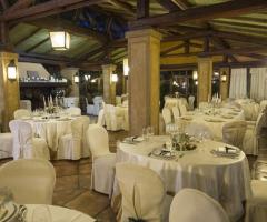 Sala interna della location di matrimonio