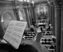 Spartito per la musica della cerimonia di nozze