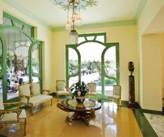 Gli spazi interni della Villa