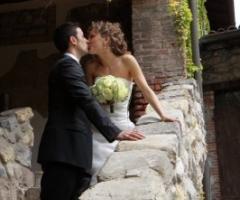 Foto del bacio degli sposi