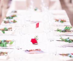 Antica Fonte - Allestimento sala ricevimento