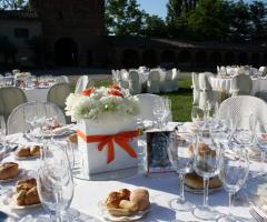 Palazzo Ducale - Allestimenti dei tavoli di nozze
