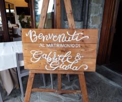 Sara Calligrafia - Cartello di benvenuto