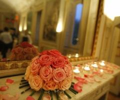 Composizione floreale per il matrimonio