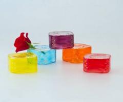 Bomboniere di matrimonio in vetro colorato