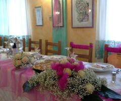 Allestimento tavolo degli sposi - Cartoleria Mafalda
