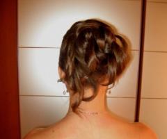 Acconciatura raccolta per il matrimonio