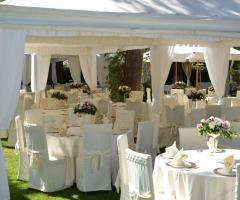 Villa Maria - Allestimento white per il matrimonio