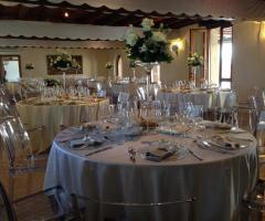 Villa San Biagio - Allestimento per il matrimonio nella sala interna
