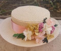 Flora Decor - Cappello decorato