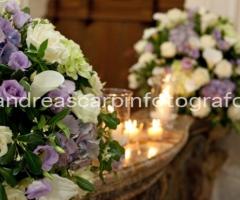 Addobbo floreale per la cerimonia di nozze