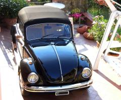 Maggiolino cabrio noleggio - Con la cappotta chiusa