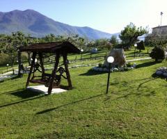 Giardino della location di matrimonio