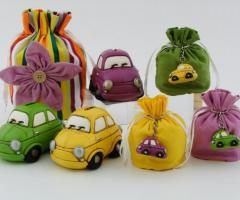 Sacchetti colorati porta confetti